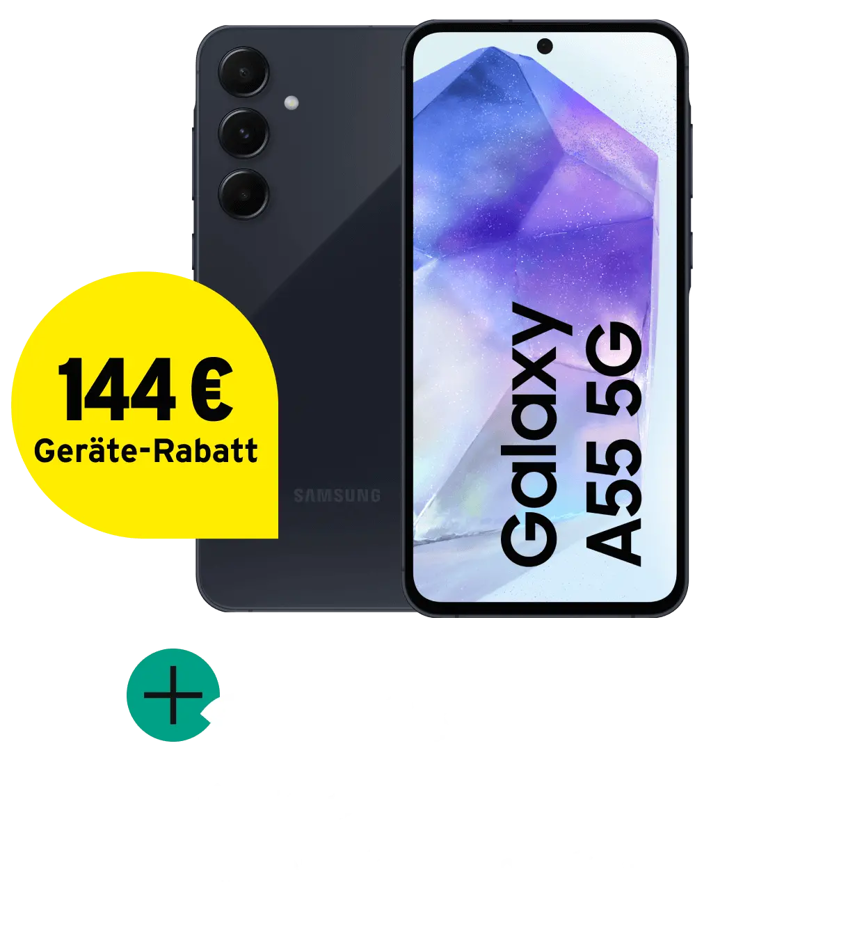 Smartphone mit 180 € Geräte-Rabatt und Allnet Flat M mit 35 GB