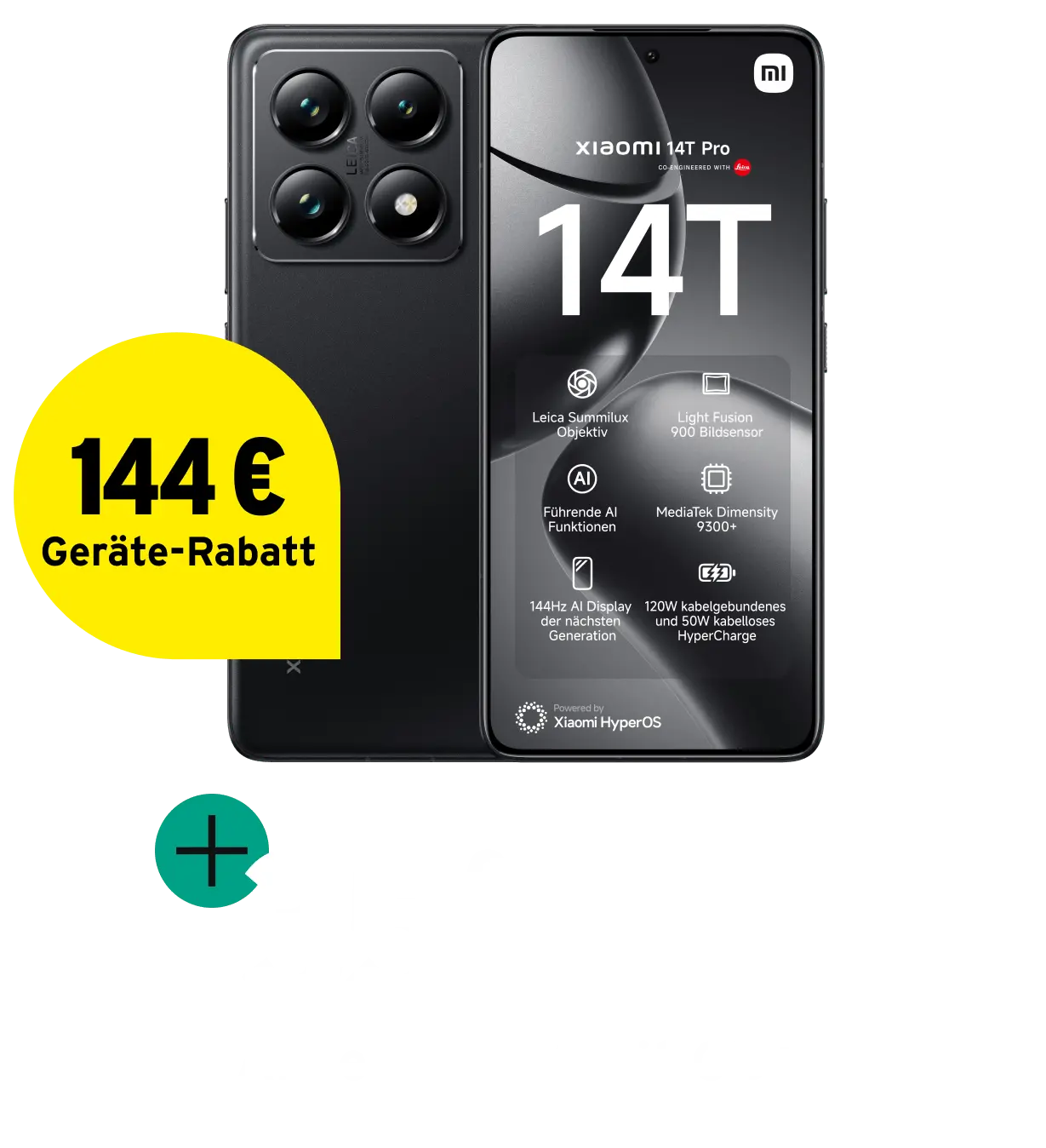 Smartphone mit 216 € Geräte-Rabatt und Allnet Flat M mit 35 GB